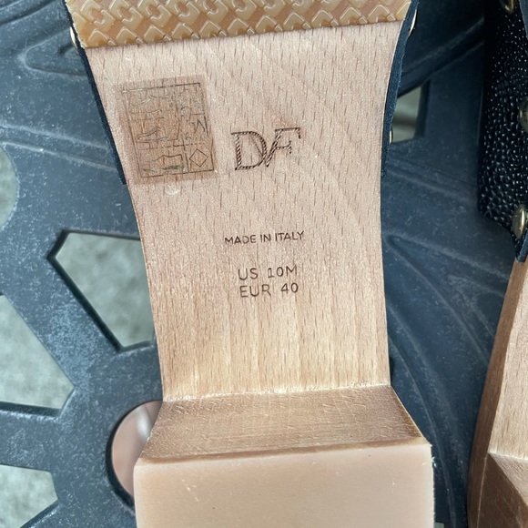 Diane Von Furstenberg Manning Mule, Sz 10 - Picture 7 of 7